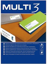 Multi 3 Selbstklebende A4-Etiketten 70x50.8mm Multi 3 Selbstklebende A4-Etiketten 70x50.8mm