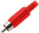 Ultimax Plug RCA male 10pcs Silver (01.099.0001)