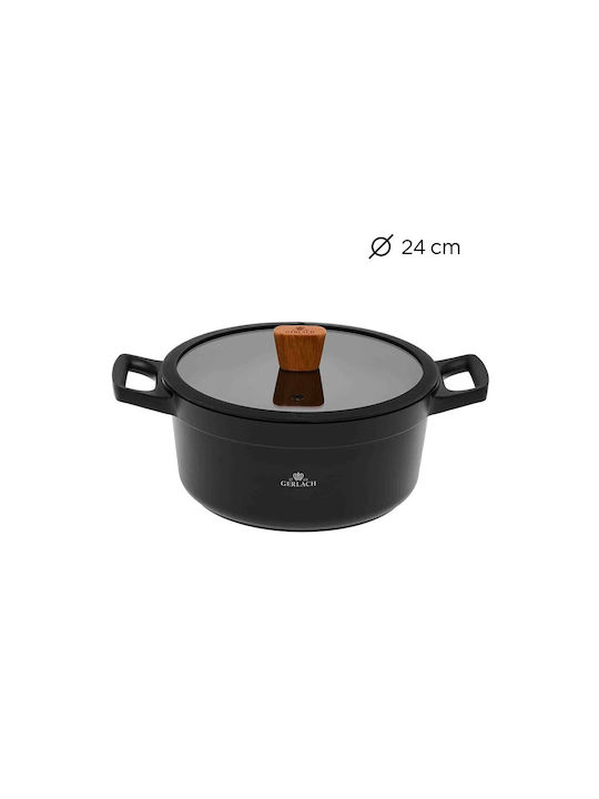 Gerlach Natur Cast Aluminum Stockpot 4.5lt / 24cm