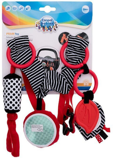 Canpol Babies Stange für Kinderwagen mit Beißring für 0++ Monate