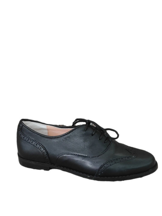 Perla Del Tango Γυναικεία Oxfords σε Μαύρο Χρώμα