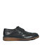 Leder Herren Oxfords Schwarz