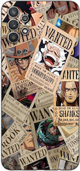 One-piece-wanted-posters Back Cover Σιλικόνης Ανθεκτική Μαύρο (Galaxy A32 4G)