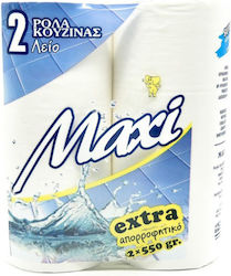 Maxi Χαρτί Κουζίνας 2 Ρολά 2 Φύλλων (550gr/Ρολό)