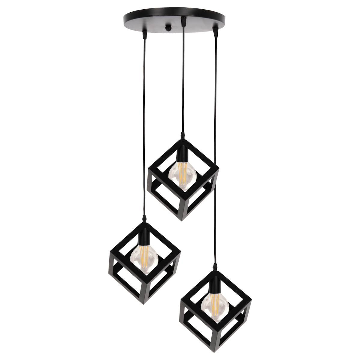 ＊merurun＊です。 HomeMarkt Lustră Negru cu Dulie E27 23cm. HM4036 | Skroutz