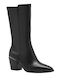 Marco Tozzi Cowboy Boots with Zipper Black