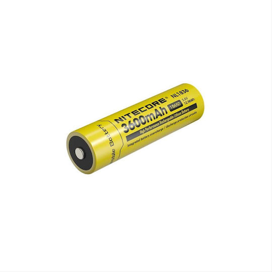NiteCore NL1836 Επαναφορτιζόμενη Μπαταρία 18650 Li-ion 3600mAh 3.6V 1τμχ