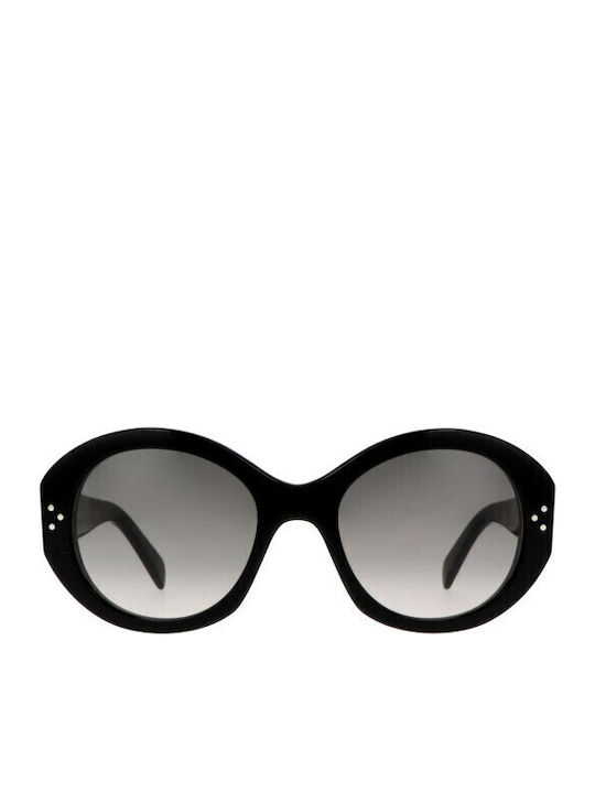 Celine Women's Sunglasses with Black Plastic Frame and Black Gradient Lens CL40240I-01F