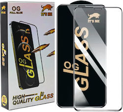 Samsung Full Glue Full Face Tempered Glass Black (Galaxy A51)