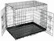 Ikaros Dog Wire Crate Small with 2 Doors Black 77.5x48.5x55.5cm