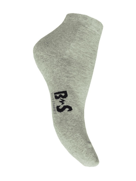 BS Collection Чорапи Сив 3Пакет