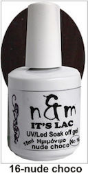 N&M Nails Ημιμόνιμο Βερνίκι 16-Nude choco 15ml N&M Nails Ημιμόνιμο Βερνίκι 16-Nude choco 15ml