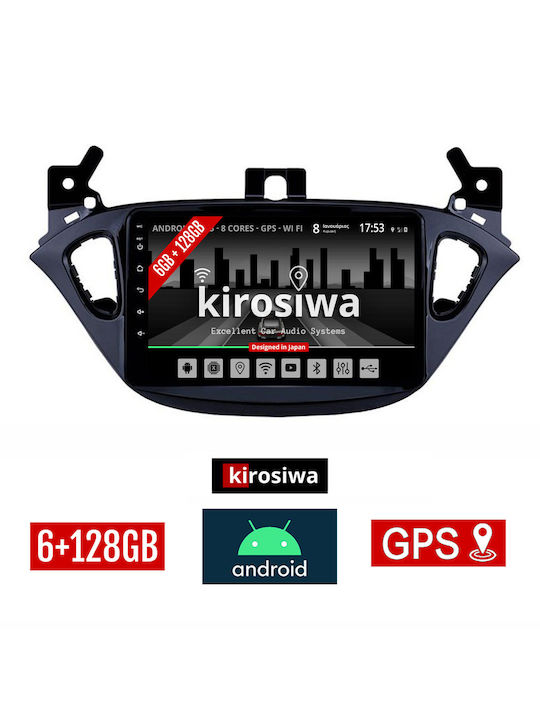 Kirosiwa Ηχοσύστημα Αυτοκινήτου για Opel Adam 2013+ (Bluetooth/USB/AUX/WiFi/GPS) με Οθόνη Αφής 9"
