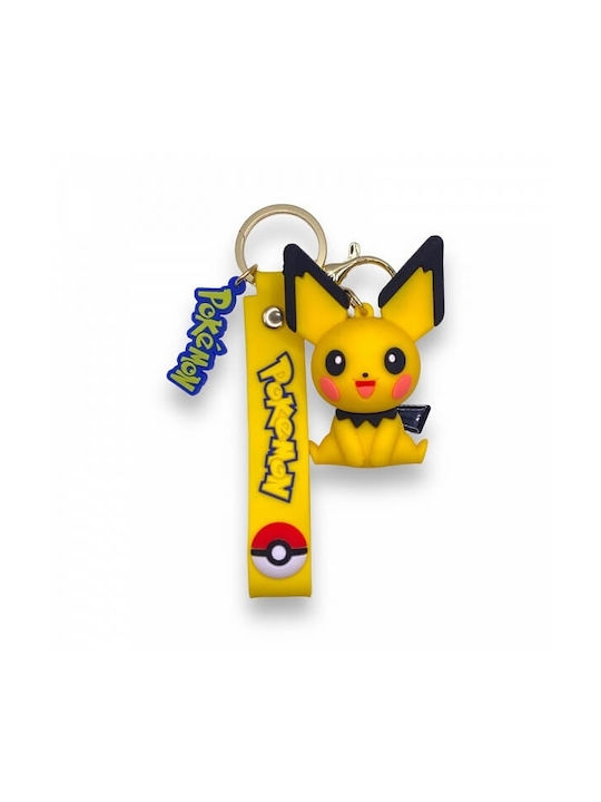 Keychain Pokemon Pikachu Yellow