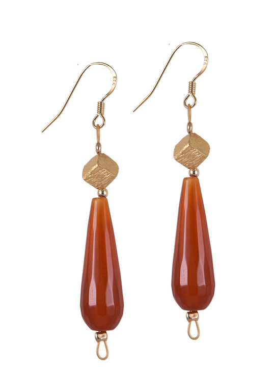 Krama Jewels Ohrringe aus Silber Vergoldet mit Steinen Krama Jewels Ohrringe aus Silber Vergoldet mit Steinen