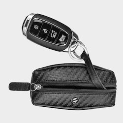 Suzuki Μπρελόκ Δερμάτινο Μαύρο