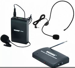 Weisre WM-238 Set Fără Sârmă Microfon De Rever, Clip On Weisre WM-238 Set Fără Sârmă Microfon De Rever, Clip On