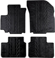 Apesan Σετ Μπροστινά και Πίσω 4τμχ για Fiat Sedici Suzuki SX4 Μαύρα Apesan Σετ Μπροστινά και Πίσω 4τμχ για Fiat Sedici Suzuki SX4 Μαύρα
