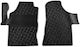 Apesan Set of Front and Rear Mats 4pcs for Mercedes-Benz Viano 2010-2013 Black