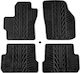 Apesan Set of Front and Rear Mats 4pcs for Mazda 3 2004-2008 Black