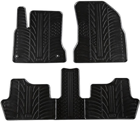 Apesan Σετ Μπροστινά και Πίσω Πατάκια 5τμχ για Citroen C4 Picasso 2006-2013 Μαύρα