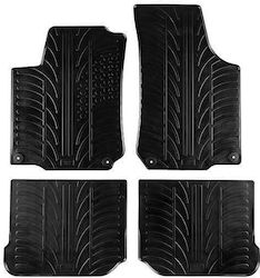Apesan Σετ Μπροστινά και Πίσω 4τμχ για Seat Leon Skoda Octavia Volkswagen Golf Μαύρα Apesan Σετ Μπροστινά και Πίσω 4τμχ για Seat Leon Skoda Octavia Volkswagen Golf Μαύρα