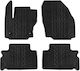 Apesan Set of Front and Rear Mats 4pcs for Ford Galaxy 2012-2015 Black
