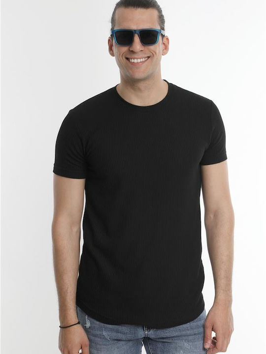 Marrakech T-shirt Bărbătesc cu Mânecă Scurtă Negru