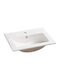 Vinci Solid Надеждна мивка Порцелан 75x39cm Solid