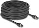 DeLock S/FTP Кат.8.1 Мрежов Кабел Ethernet 15м Черен