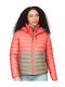 Hoody Women's Sports Jacket for Winter with Hood Pink