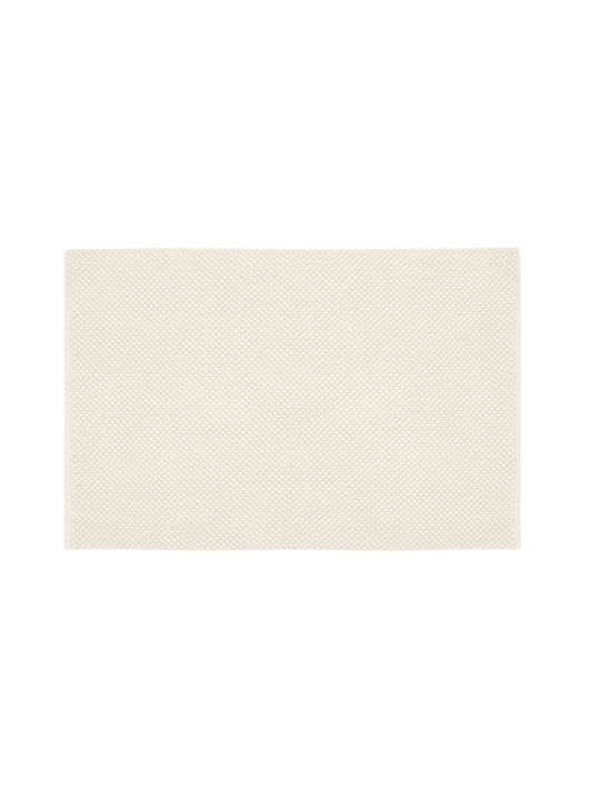 Kleine Wolke Αντιολισθητικό Πατάκι Μπάνιου Βαμβακερό Punto 9182100225 Λευκό 70x120εκ.