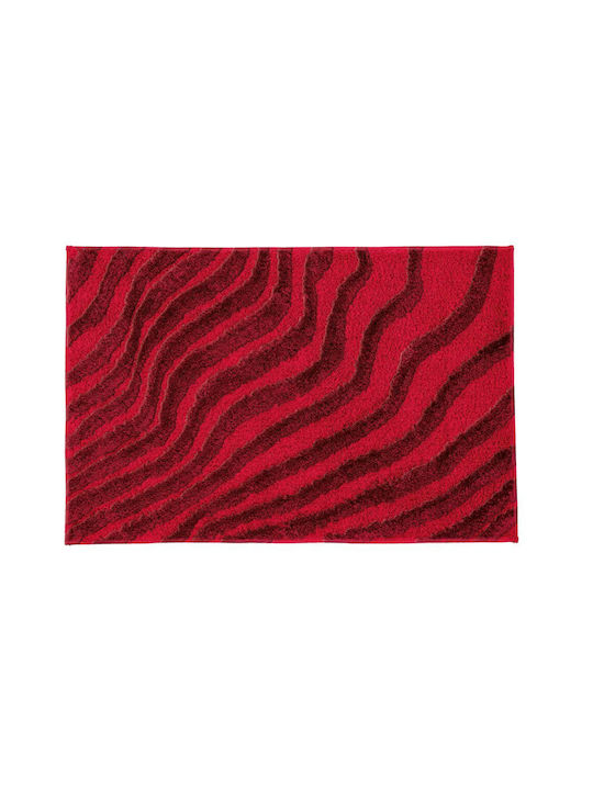 Kleine Wolke Αντιολισθητικό Πατάκι Μπάνιου Terrace 9183453360 Κόκκινο 60x100εκ.