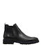 Leder Schwarz Herrenstiefel