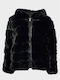 G Secret Women's Short Fur Black