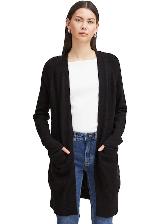 ICHI Women's Knitted Cardigan Black