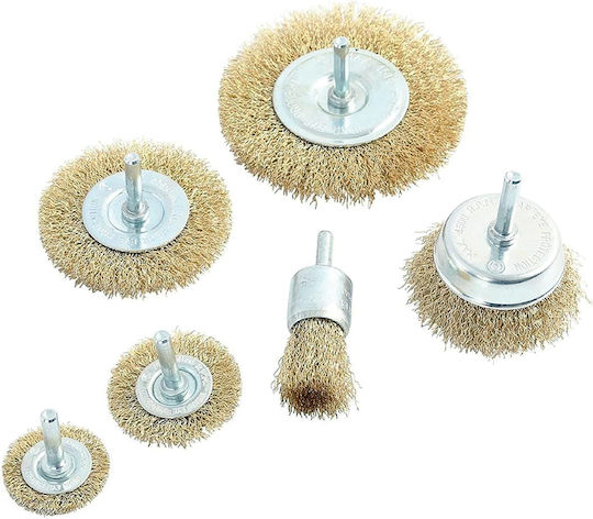 Maestro Drill Wire Brush 6mm 6pcs BRS-0606