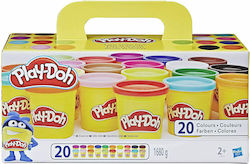 Hasbro Play-Doh Plasticine - Game Παιχνίδι for 3+ Years, 20pcs A7924