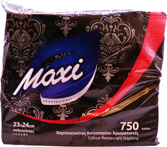 Maxi Serviette 1F Rote 24x23cm 1 Stück Stück
