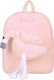 Queen Mother Flamingo School Backpack For Elementary Class Pink