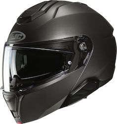 HJC I91 Semi Flat Titanium Motorradhelm Aufklappbar ECE 22.06