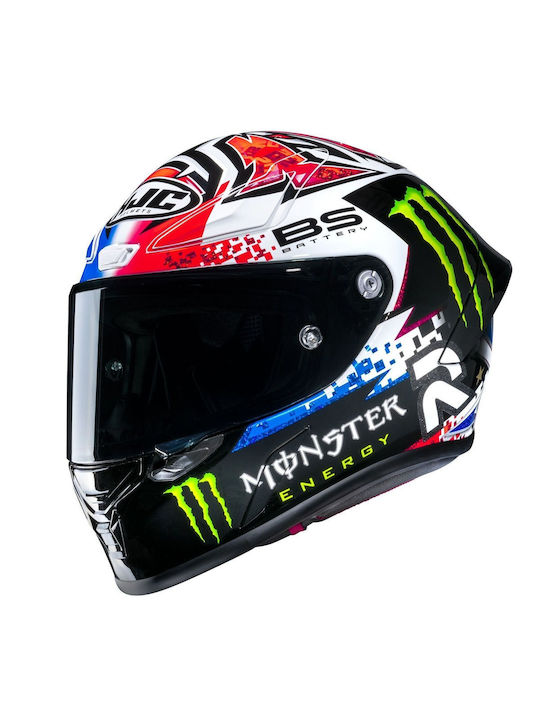 HJC Full Face Helmet with Pinlock ECE 22.06 1450gr Quartararo Replica Le Mans SP MC21