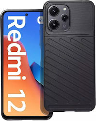 Techwave Back Cover Blaca (Redmi 12 4G / Redmi 12 5G)