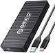 Orico Hard Drive Case M.2 SATA III with connection USB 3.0 in Schwarz color