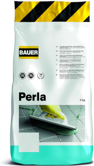 Bauer Perla 0-8mm Αρμόστοκος Ακρυλικός Γκρι Σκούρο 5kg