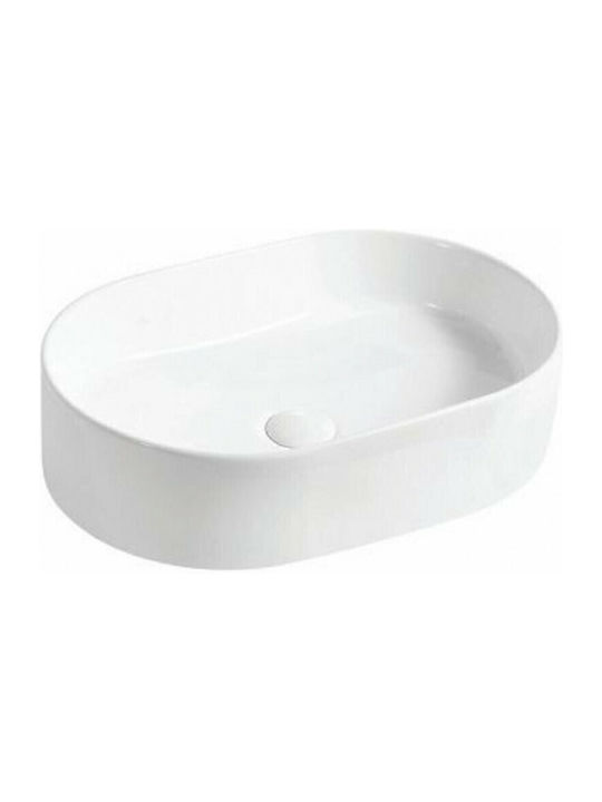 Gloria Siento Vessel Sink Porcelain 55x36.5cm White