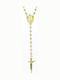 Police Men's Cross from Gold Plated Steel with Chain