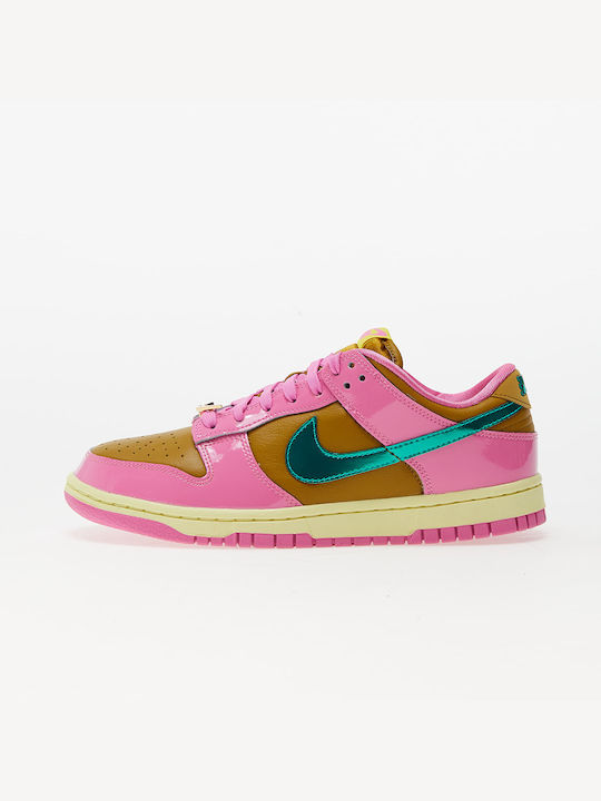 Nike Dunk Low Parris Goebel Damen Sneakers Playful Pink / Bronzine / Clear Jade / Multi Colour