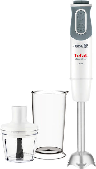Tefal Optichef Ραβδομπλέντερ με Ανοξείδωτη Ράβδο 800W Λευκό
