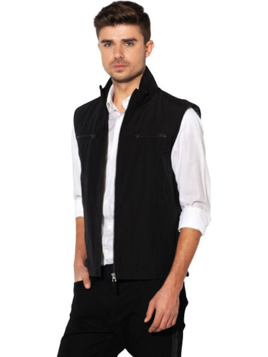 Geox Men's Sleeveless Jacket Black